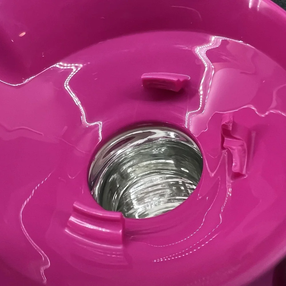Tupperware ThermoTup Pitcher 1 L Hot Pink Warm Cold Coffee Tea Serveware DAMAGED